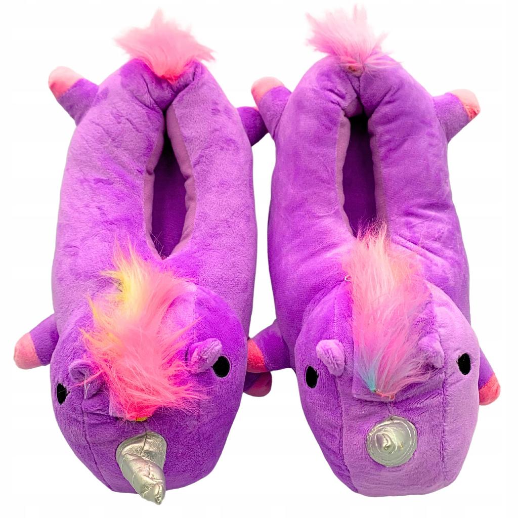 Unicorn Rainbow Winter Slippers For Women, Children, Warm 35-38