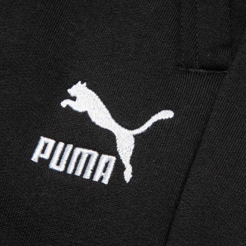 Puma Ss23 Archive Series Archive Pack Striped Drawstring Sports Casual Loose Shorts Unisex shorts Black 622782-01