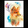Night Forest Werewolf Tattoos For Men Women DIY Realistic Temporary Tattoos Geometric Fake Wolf Scorpion Tatoo Paper Stickers