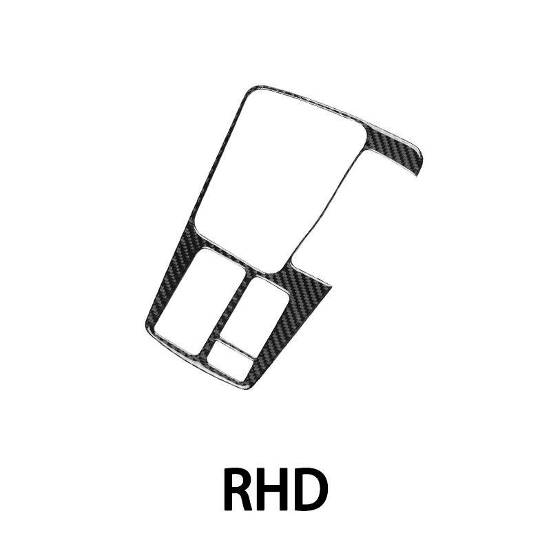 For Seat Leon 2017 2018  Soft Carbon Fiber Car Styling Interior Center Console Gear Shift Panel Frame Cover Trim LHD/RHD