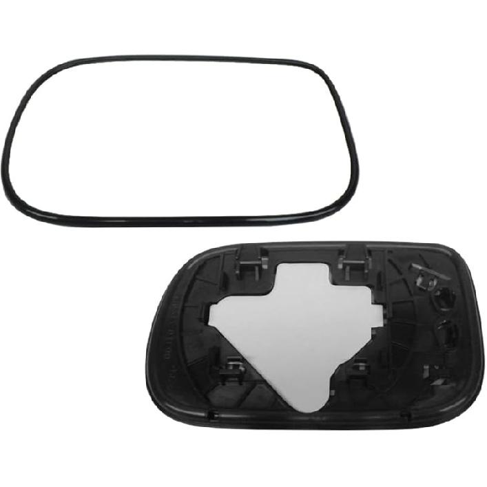 SCITOO Driver Side Mirror Glass For 2003-2007 For Cadillac Escalade, For Chevy Avalanche, Silverado Suburban Tahoe, For GMC Sierra Yukon Left Heat