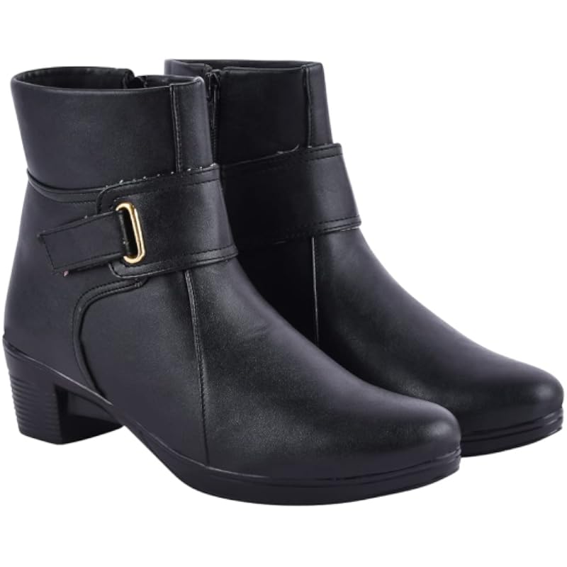 Shoetopia Women'S Flat Boots-Eu41 /Uk8 /Black