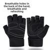 Weightlifting Half Finger Gloves Men's Sports Gym Outdoor Cycling Gloves Silicone Non-Slip Riding Gloves