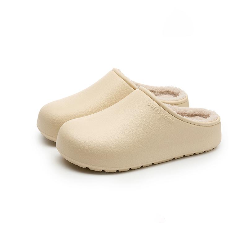 Fashion Crestar Winter Fuzzy Slipper For Women Indoor Waterproof Non-slip Keep Warm Cotton Shoes Unisex Cozy Soft Plush Houes Slippers