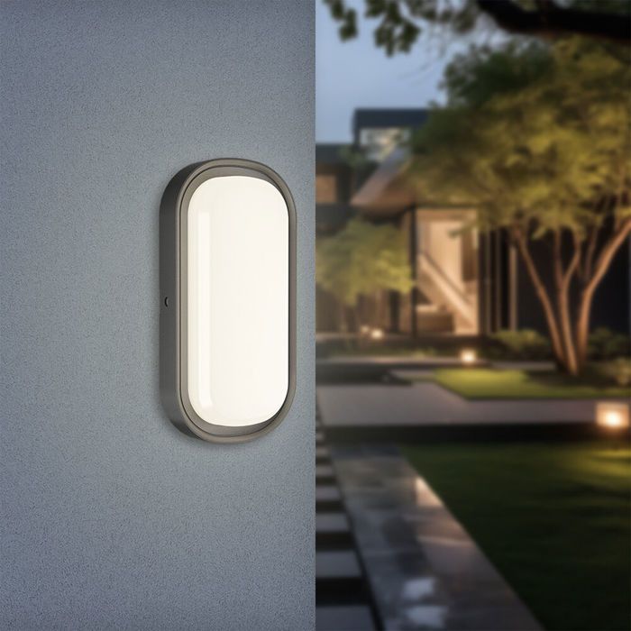 Applique extérieure LED - BRAYTRON - BC18-00381 - 18W - IP65 - Noir 3en1