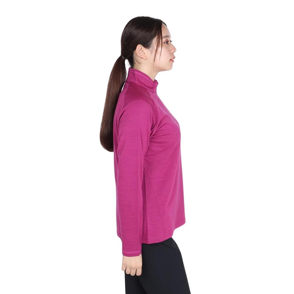 Foxfire PP Wool Half Zip Cranberry Small Women's