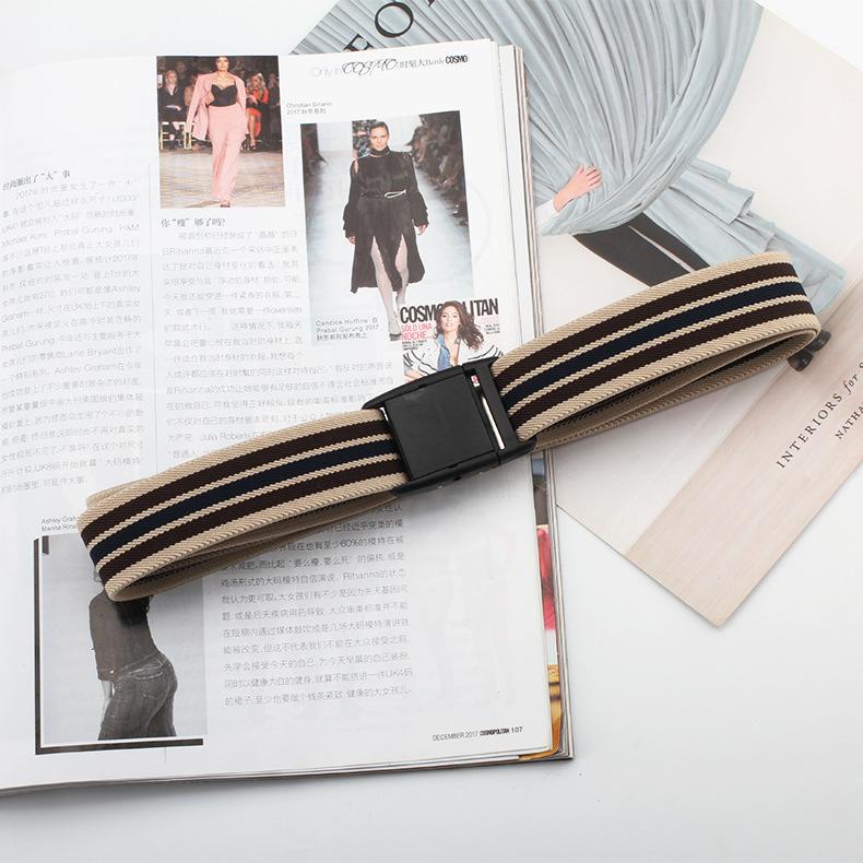 

Ленивый ремень Эластичный Эластичный Джинсовый ремень Женский Декоративный Пояс-печать на талии Без пробивания