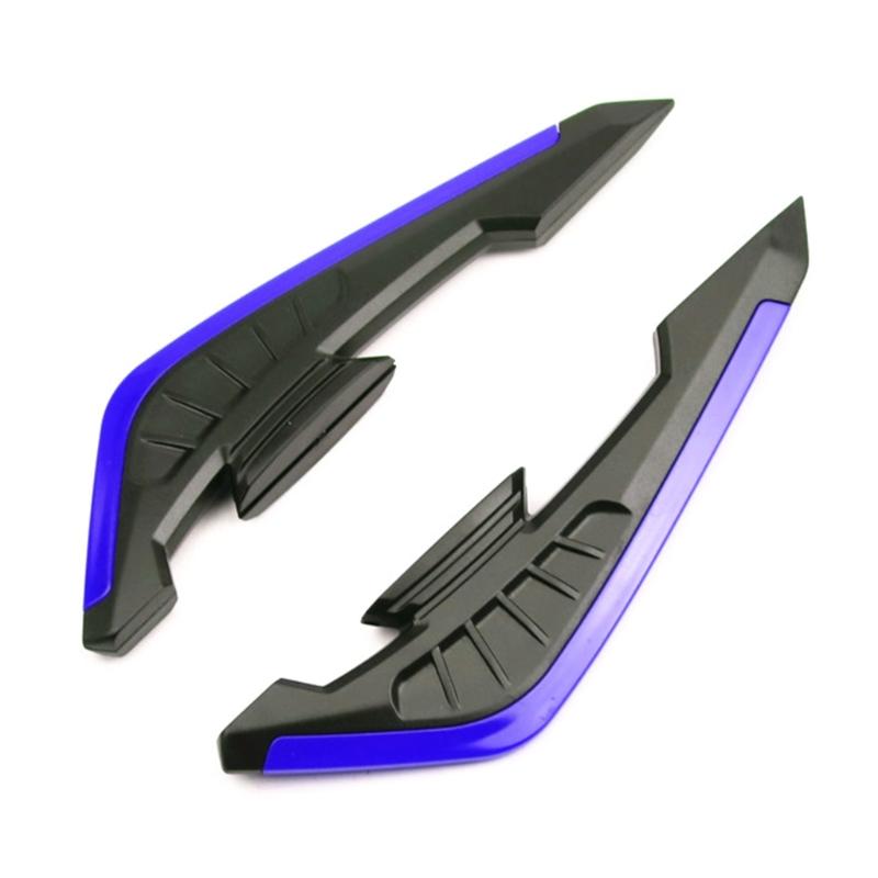 

1 пара крыльев для мотоцикла, спойлер, скутер, мотоцикл, аксессуар, аэродинамическое крыло синий