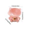 Non-slip Ceramic Cat Bowl Large Capacity Cat Drinking Feeder Pet High Foot Bowl  Pet Eating