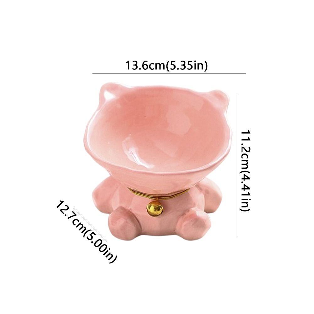 Anti Overturning Dog Food Bowl Large Capacity Cat Drinking Feeder Ceramic Cat Bowl  For Cats Dogs