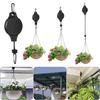 1Pc Gardening Hook, Retractable Lifting Basket, Bird Cage, Flower Pot Hook, Creative Home Hanging Tool