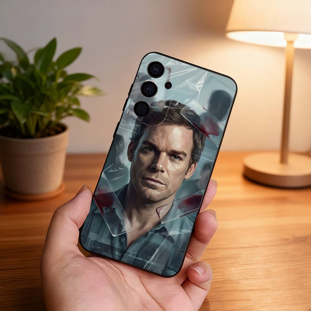 D-Dexter Morgan Phone Case For Samsung S26,S25,S24,S21,S22,S23,S30,Ultra,S20,Plus,Fe,Lite,5G Black Cover