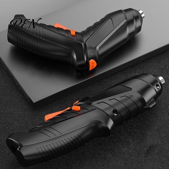 Ergonomic Power Drill Rechargeable Electric Screwdriver Set, Adjustable Torque And Grip Screwdriver, Dual-Purpose Compact Cordless Kit for Home