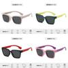 Óculos de Sol Quadrados para Crianças Com Lentes Polarizadas Tac Para Esportes ao Ar Livre e Moda