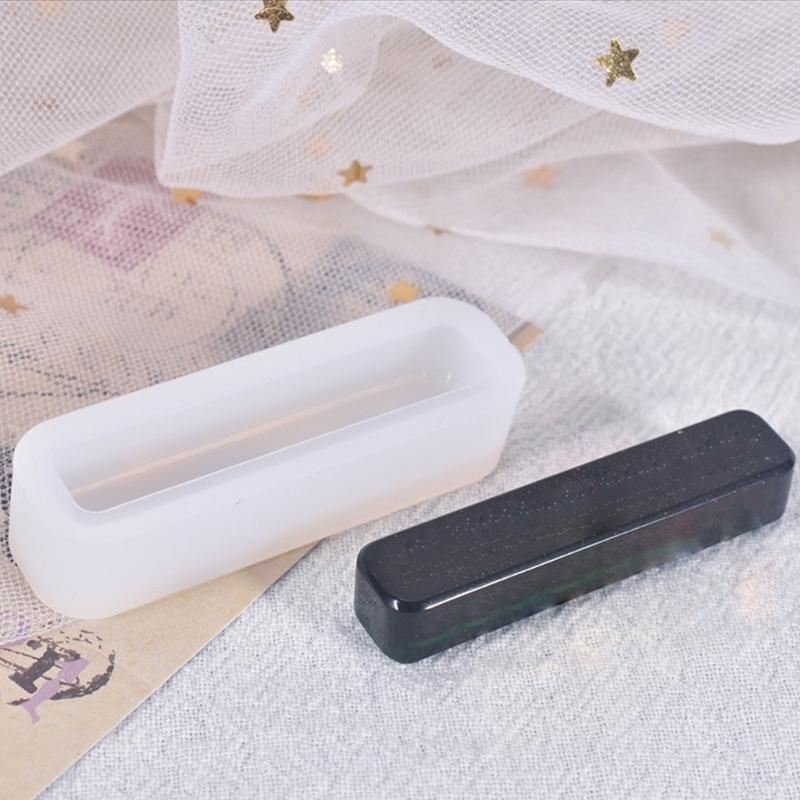 Handicrafts Earrings Eardrop Danglers Crystal Epoxy Mold Long Strip Necklace Silicone Mold Keychain Pendant Casting Mold