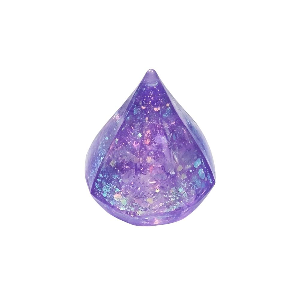 Diamond Shaped Sensory Stress Relief Toy Soft Squeeze Squishy Toy for Hand Exercise and Anxiety Reduction Durable Material