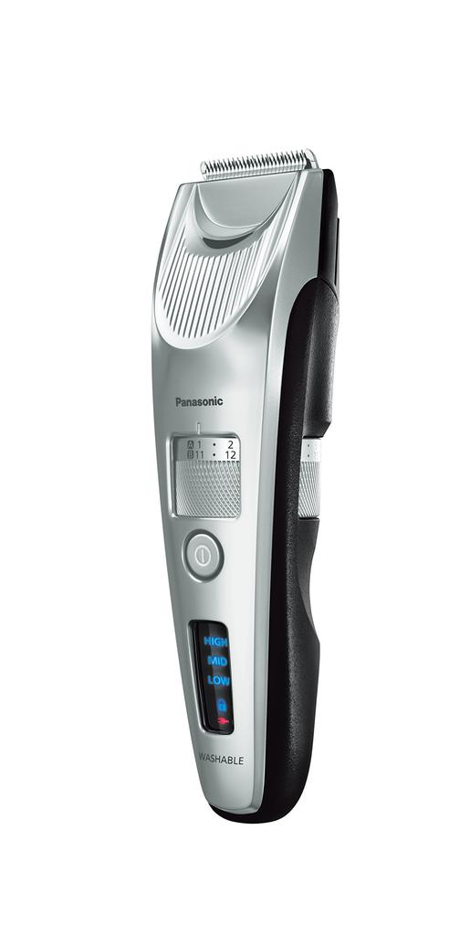 Panasonic Hair Clipper Linear Hair Cutter Made In Japan Rechargeable AC Type Silver Tone ER-SC60-S