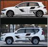 Black Car Side Door Stickers Accessories Vinyl  DIY Decals Sport Style Stripes