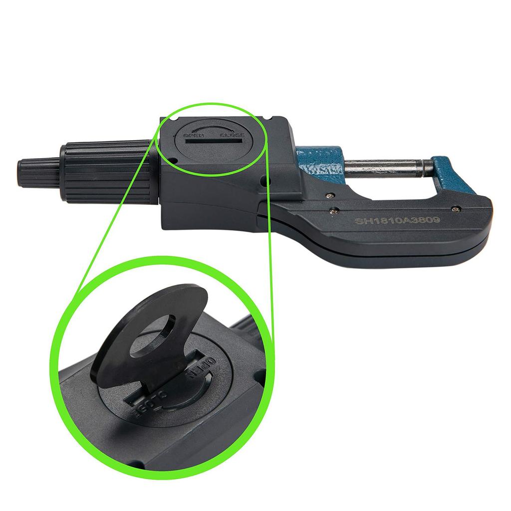 Digital Electronic Display Micrometer 0-1" / 0-25mm Gauge 0.00004" / 0.001mm Imperial/Metric Calipers, Mechanical Micrometer, Case with Battery