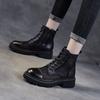 Spring 2025 New Breathable Mesh Shoes First Layer Cowhide Short Boots British Retro Women's Boots Summer Fashion Sandals