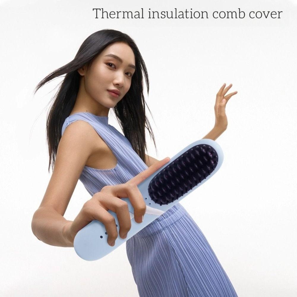 Straight Roll Dual-Purpose Charging Straight Hair Comb Electric Hot Comb  Straight and Curly Hair