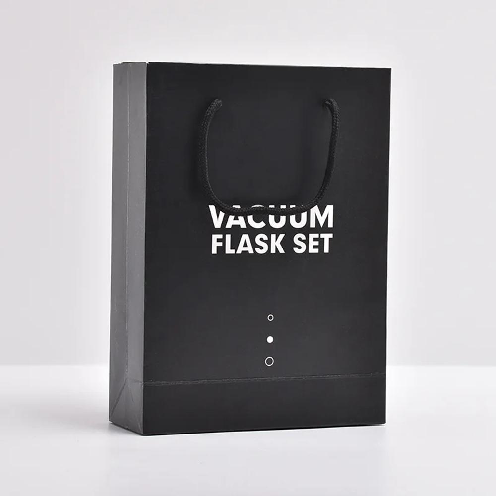 Set Regalo Tazze Termiche in Acciaio Inossidabile 500ML Stile Ufficio Business Borraccia Termica Sottovuoto Borracce da Esterno Isolamento Termico Tazza per Coppia.