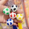 2Pcs Football Keychain Bag Pendant Souvenir for Birthday Party Football Carnival Wedding New Year Fans Car Keychain Small Gift