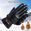 Men's and Women's Thick Plus Velvet Leather Gloves: Windproof, Non-slip for Cycling and Motorcycling