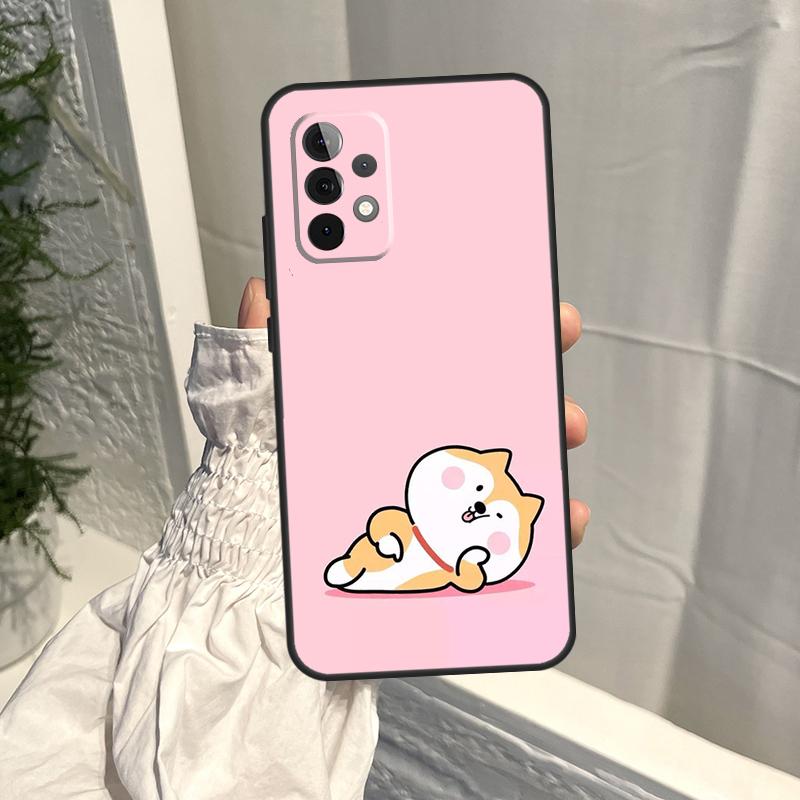 

Animal Shiba Inu Case For Samsung Galaxy A52S A06 A16 A26 A36 A56 A55 A35 A15 A53 A32 A33 A13 A14 A34 A54 A17 For Samsung A17