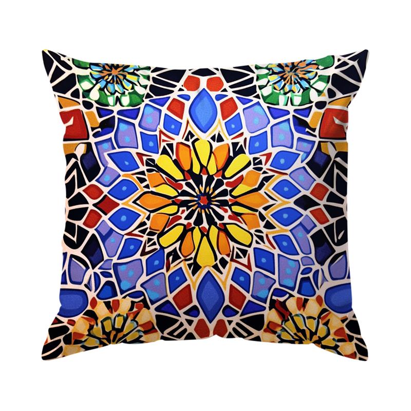 1 Pc Moroccan Style Geometry Pillow Cover For Home Living Room Bedroom Sofa Office Decorative Pillowcase Soft Throw Pillows
