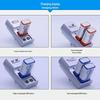 9V Battery Charger Set with 2 Rechargeable 3700mAh Lithium-Ion Batteries
