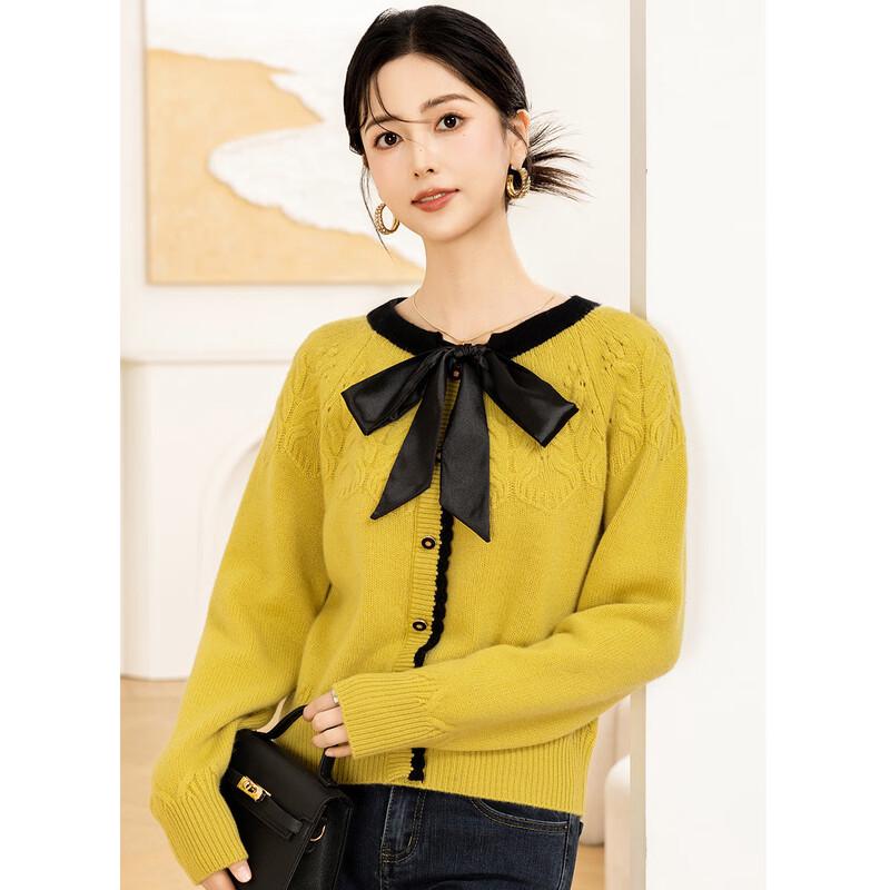 

Mokana Women s Elegant Long-Sleeve Wool Sweater One Size