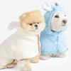 Pet Bath Wrap Super Absorbent Dog Towel with Bunny Ears Fast Drying Hooded Pet Robe for Dogs Cats Bath After Shower Grooming