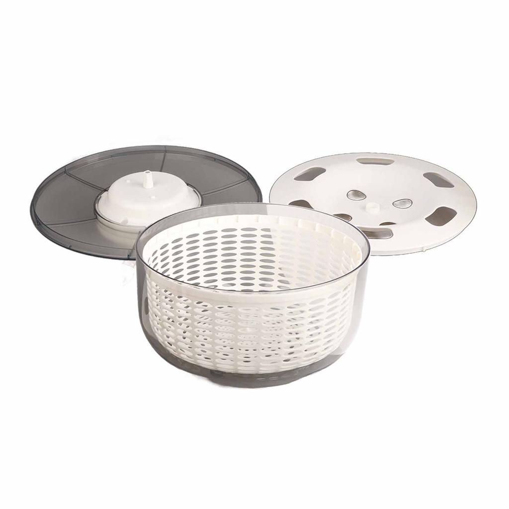 Salad Spinner 500RPM Electric Vegetable Fruit Washer Dryer Drainer Strainer for Kitchen 6000ML