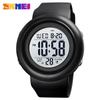 Moment beauty skmei multi-functional men's electronic watch, outdoor sports waterproof male and female students electronic watch