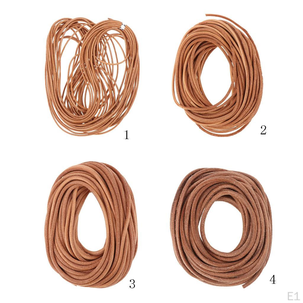 Meters Leather Cord for Jewelry Making, Crafting, Sewing, Knotting