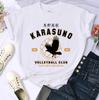Japanese Anime Haikyuu T-shirt Women Top Harajuku Japan Style T Shirt Unisex Summer Clothes Y2k Short Sleeve Women's T-shirts