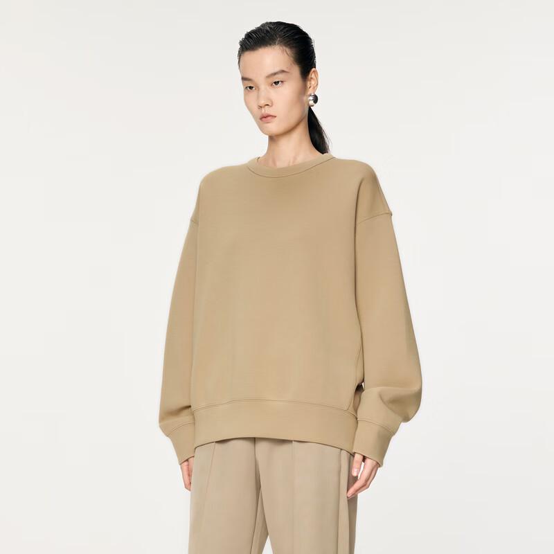 JNBY 2024 Winter Loose Round Neck Sweatshirt