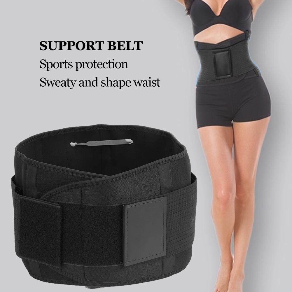 Women Waist Training Belt Sport Girdle Body Slimming Support Belt for Fitness TherapyXL