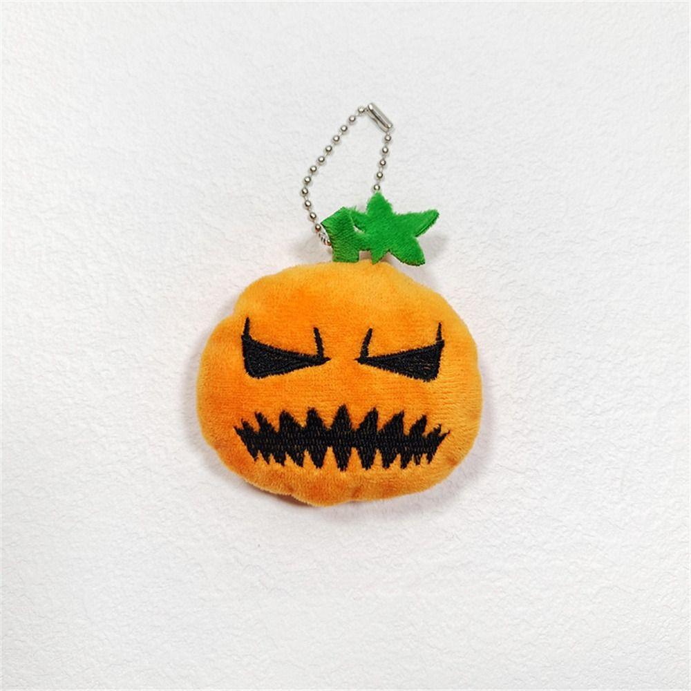 Plush Doll Halloween Bag Pendant Bag Charm Pumpkin Doll Keyring Pumpkin Keychain  Bag Ornaments