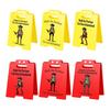 1/2/3Pcs Caution Overstimulated Desk Sign Cowboy Frog Hold On Partner I'm Overstimulated Mini Table Sign Home Office Decoration Coworkers Gag Gift