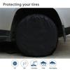 RV Trailer Wheel&Tyre Tire Protection Cover Car Accessories Outdoor Tires Covers Tire Covers Set