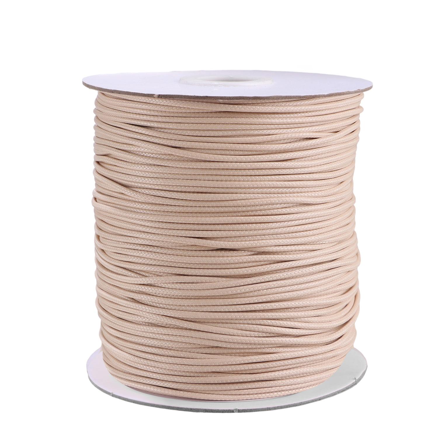 Вощеная нить 0,5 мм - 3 мм, разноцветная, веревка для ожерелья, вощеная веревка, материал для браслета ручной работы DIY 10m 1.5mm