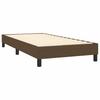 Vidaxl Bed Frame Without Mattress, Dark Brown, 90X200 Cm, Fabric