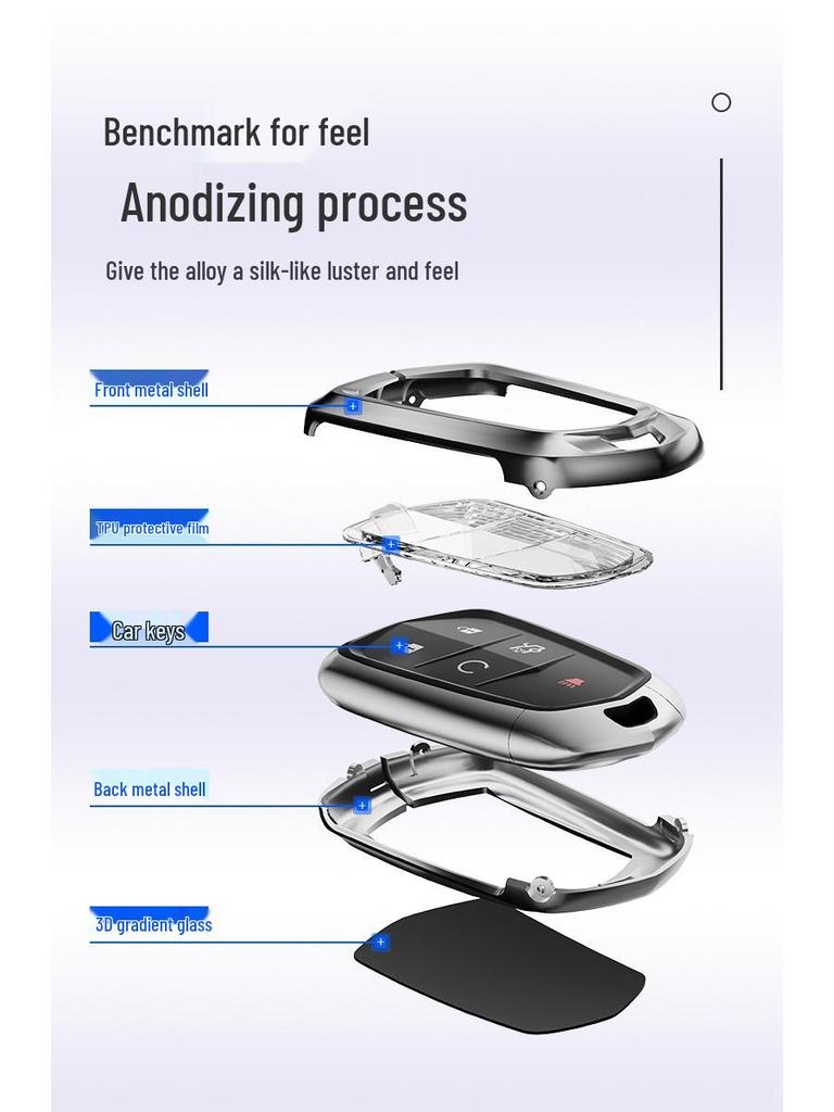 Premium Key Case for Cadillac XT5/CT5/XT4/XT6/XTS/ATSL/CT6