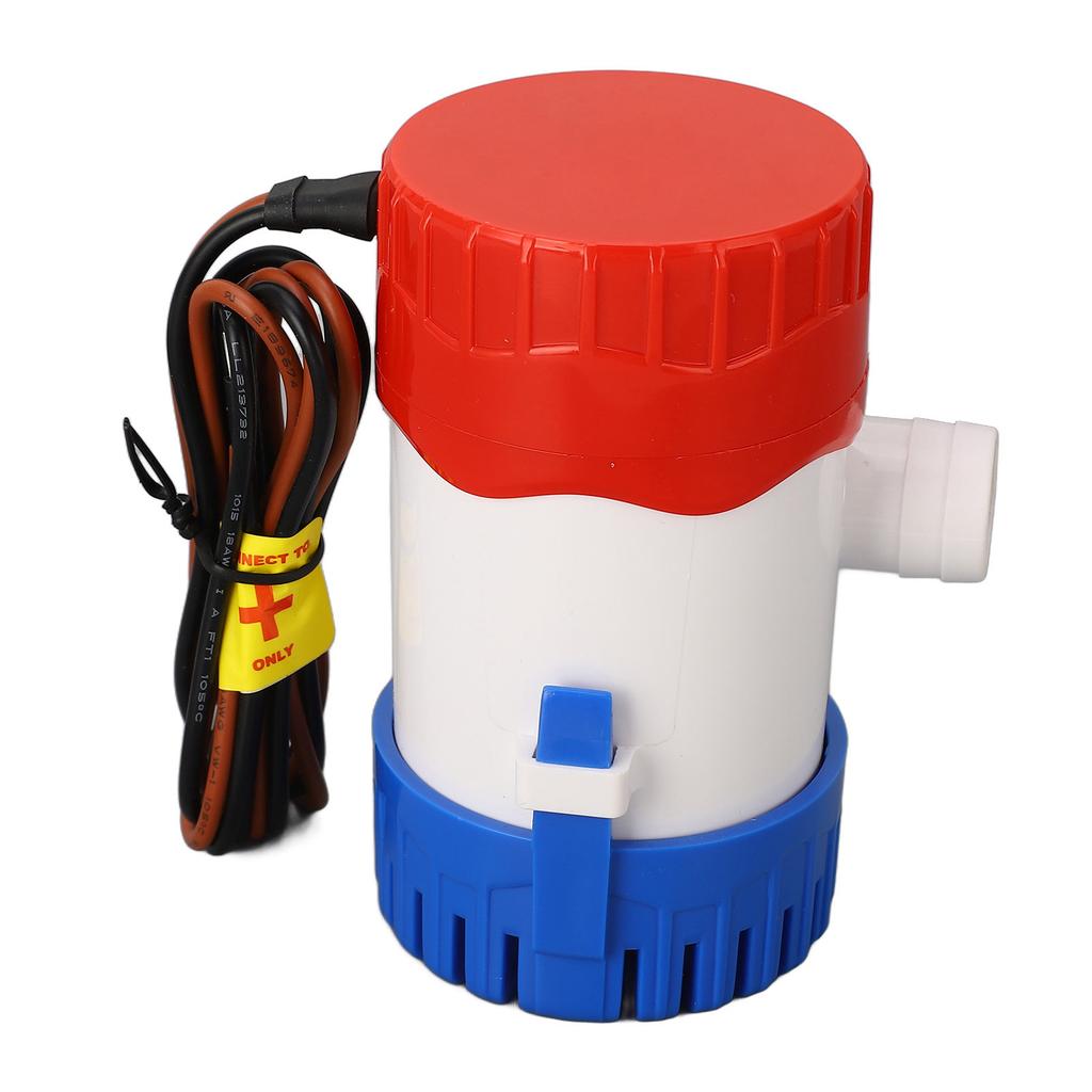 DC12V Bilge Pump Semi Automatic Mini Low Noise Electric Boat Water Pump for Ferry Yacht Ocean
