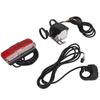 24V 36V 48V Electric Bike Front and Rear Light Set Headlight and Tail Light with Horn Kit