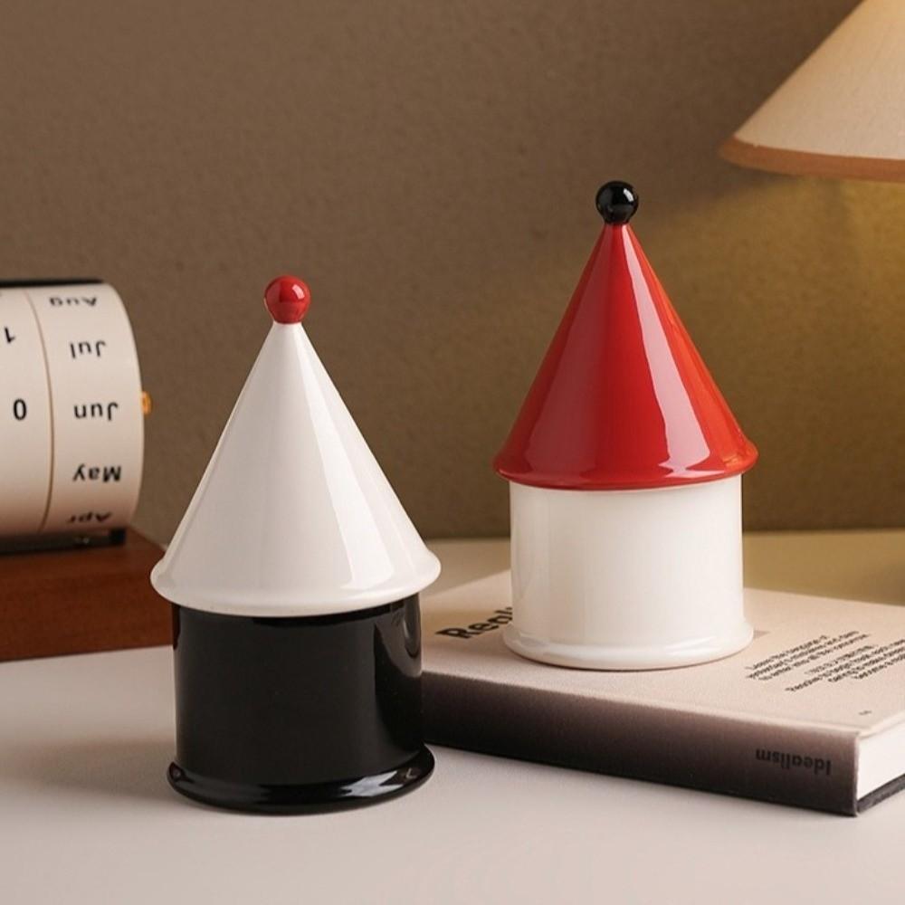 Light Luxury Floss Cotton Swab Organizer Decorative Ceramic Storage Box Toothpick Box  Kitchen