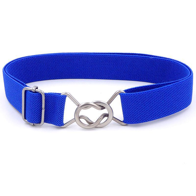 Centură pentru copii în stil coreean, culoare bomboană, cu bandă elastică în talie