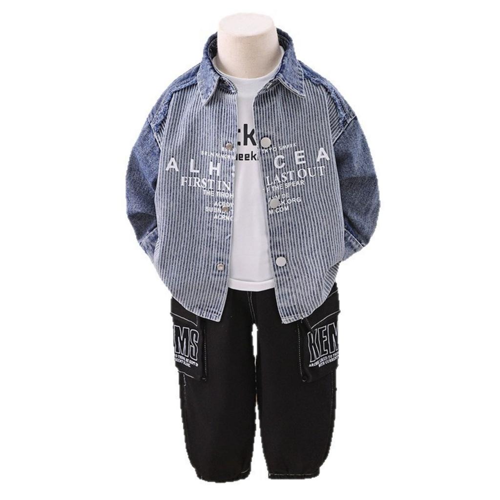 Kinder Freizeit Langarm Set, Bequeme Alltagsoutfits